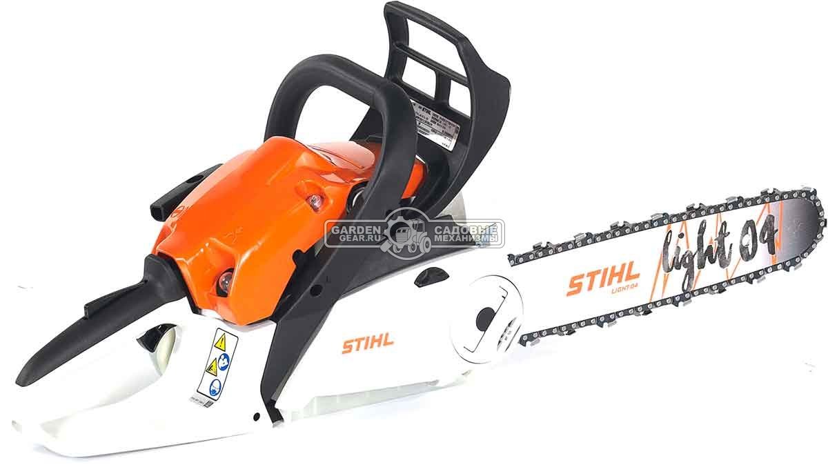 Бензопила Stihl MS 172 C-BE 14" 2-Mix (PRC, 30,1 куб.см., 1,3 кВт/1,8 л.с, Ergostart, 3/8", 1,3 мм, 50E, 4,8 кг)