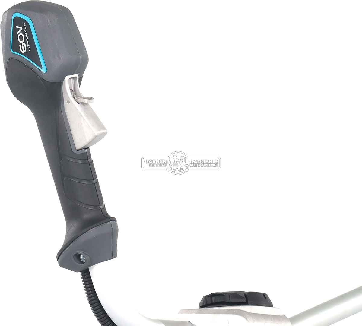 Мотокоса аккумуляторная Caiman ENO BCTXi 3 in 1 без АКБ и ЗУ (RUS, BL 60В, Maxi Connect, T-рукоятка, диск + нож 3T + леска 2.4 мм, 6.0 кг)