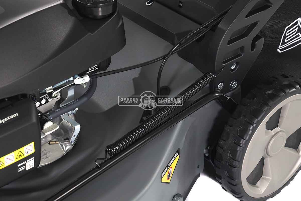 Газонокосилка бензиновая EVOline LMG 53 CSH Commercial (PRC, 53 см, Honda GCV200, 201 см3, 4 в 1, 70 л, сталь, 47 кг)