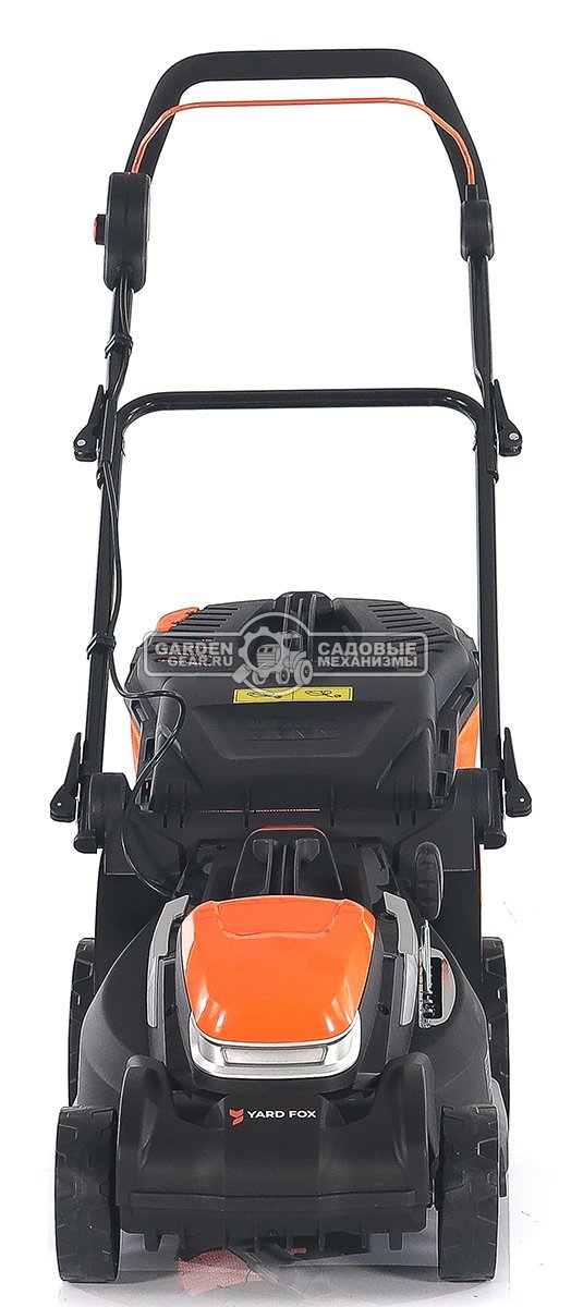 Газонокосилка аккумуляторная Yard Fox EL3435B SET с АКБ 2.5 А/ч и ЗУ (PRC, BL 40В, пластик, 34 см, 35 л, 8 кг)