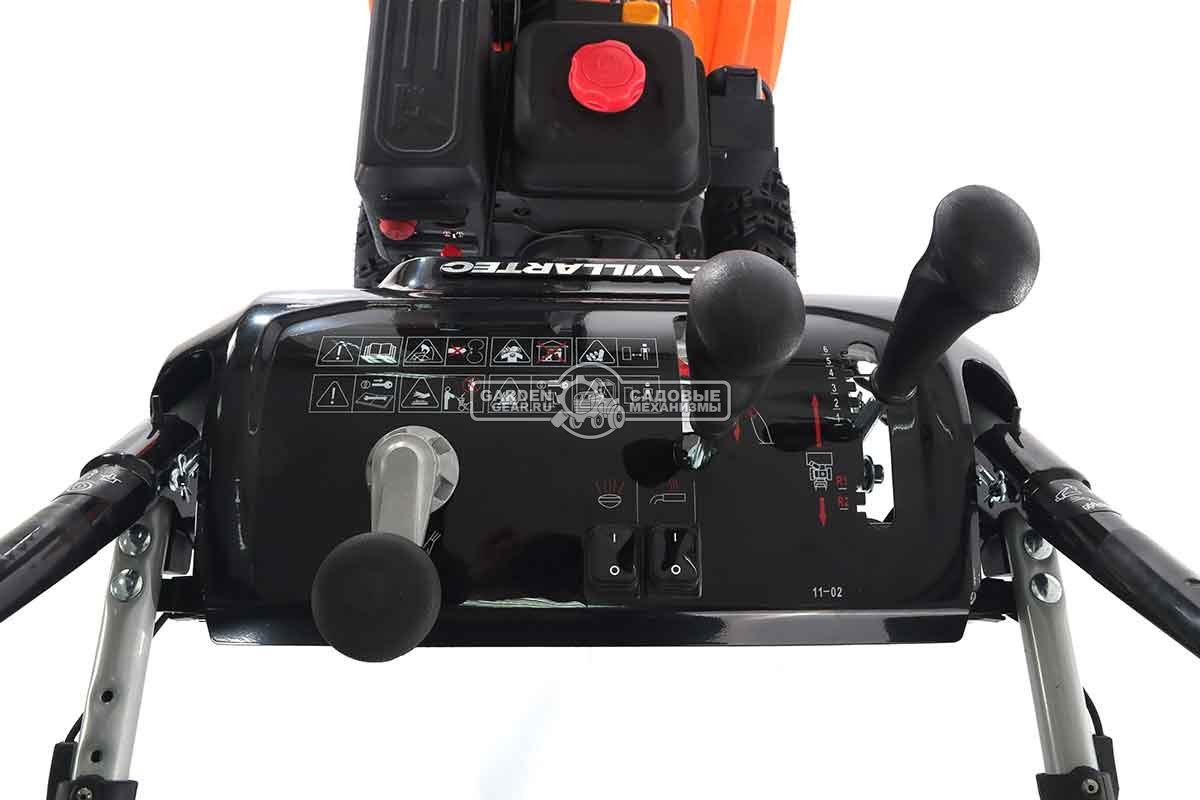 Снегоуборщик Villartec WB7066E MY2023 (PRC, 66 см, Loncin, 212 см3, эл/стартер 220В, фара, подогрев рукояток, скорости 6/2, 88 кг)