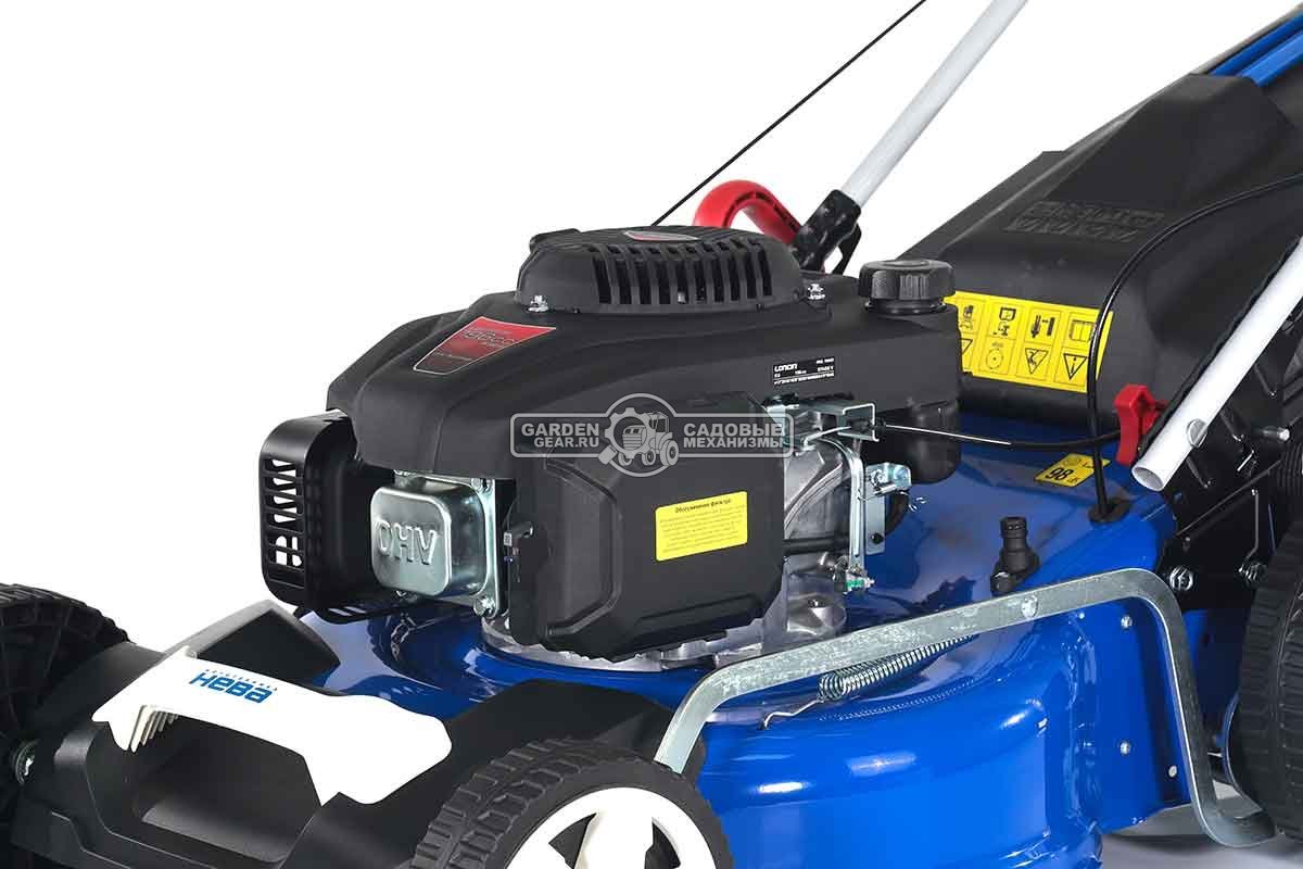 Газонокосилка бензиновая Нева SLP51-LC196 (PRC, 51 см, Нева 196 см3, сталь, 65 л, 3 в 1, 40 кг)