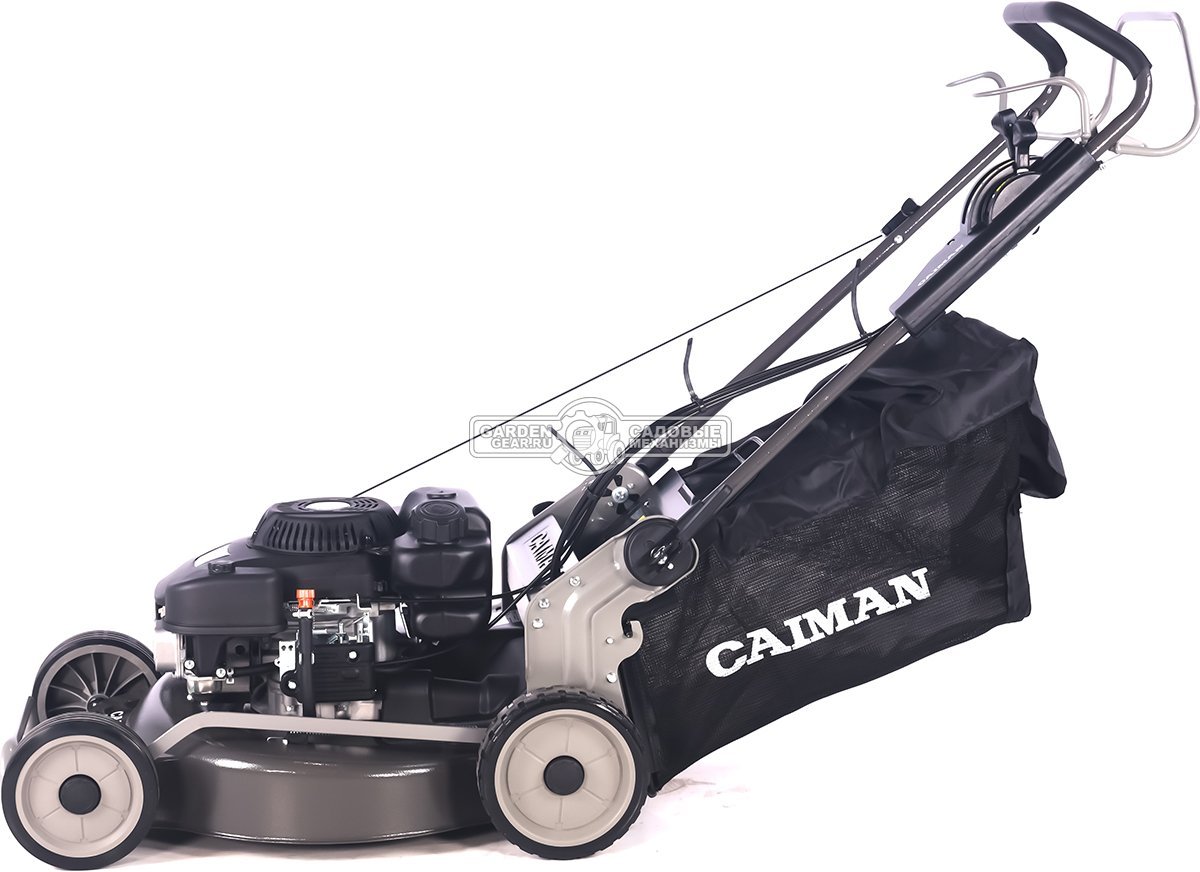 Газонокосилка бензиновая Caiman IXO Prime 55CLV (RUS, 53 см, Caiman Green Engine, 224 см3, сталь, кардан, 4 в 1, 70 л, 49,5 кг.)