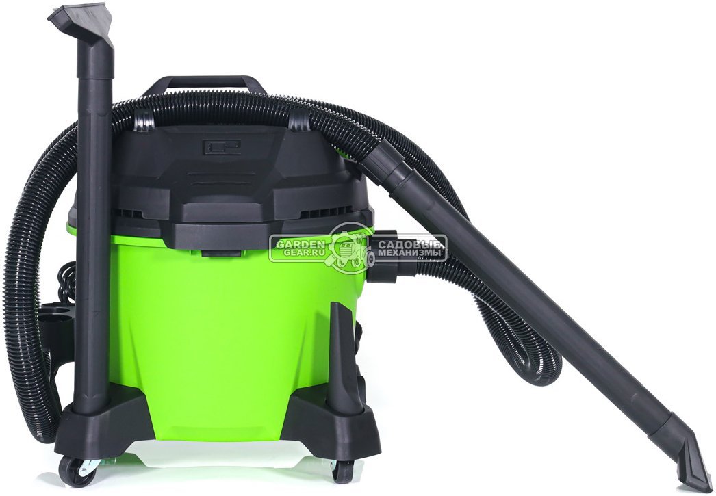 Пылесос GreenWorks G120WDV для сухой и влажной уборки (PRC, 1200 Вт, 3150 л/мин, контейнер 34 л, шланг 2 м, 8.4 кг)