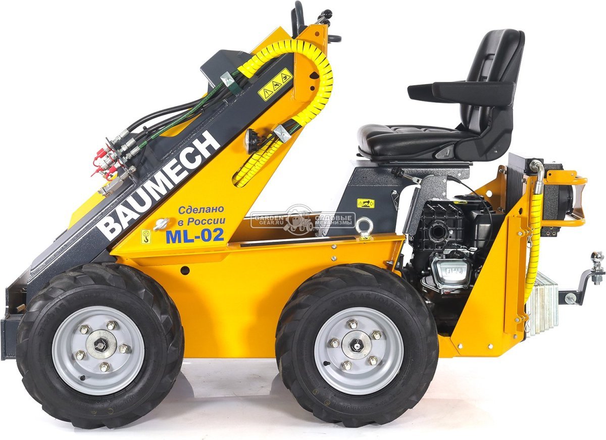 Универсальная машина мини-погрузчик Baumech ML-02 с двигателем Zongshen GB460E инжектор