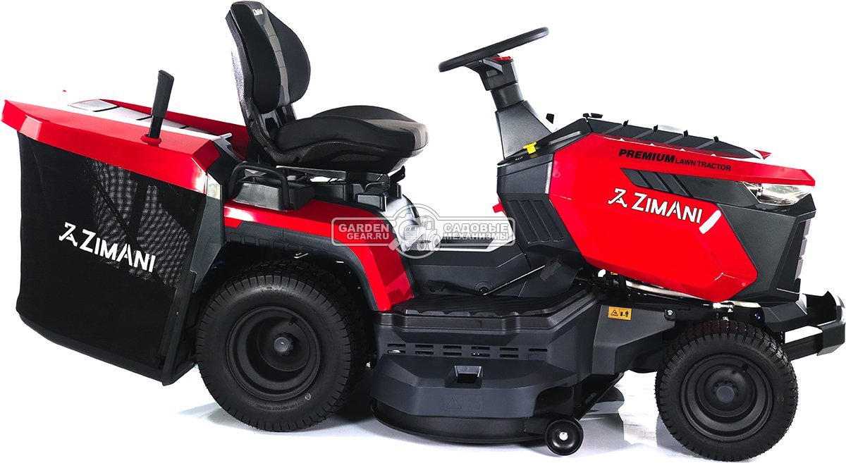 Садовый трактор ZimAni TC107HV (PRC, Loncin 586 куб.см., гидростатика, травосборник 320 л, ширина кошения 107 см, LED панель, 195 кг)