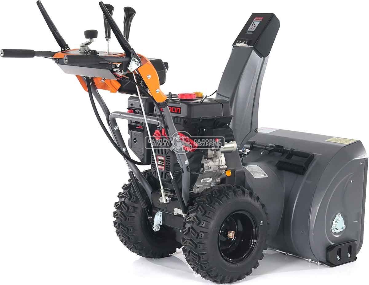 Снегоуборщик Villartec WB1176E (PRC, 76 см, Loncin, 302 см3, эл/стартер 220В, фара, подогрев рукояток, дифференциал, скорости 6/2, 117 кг)