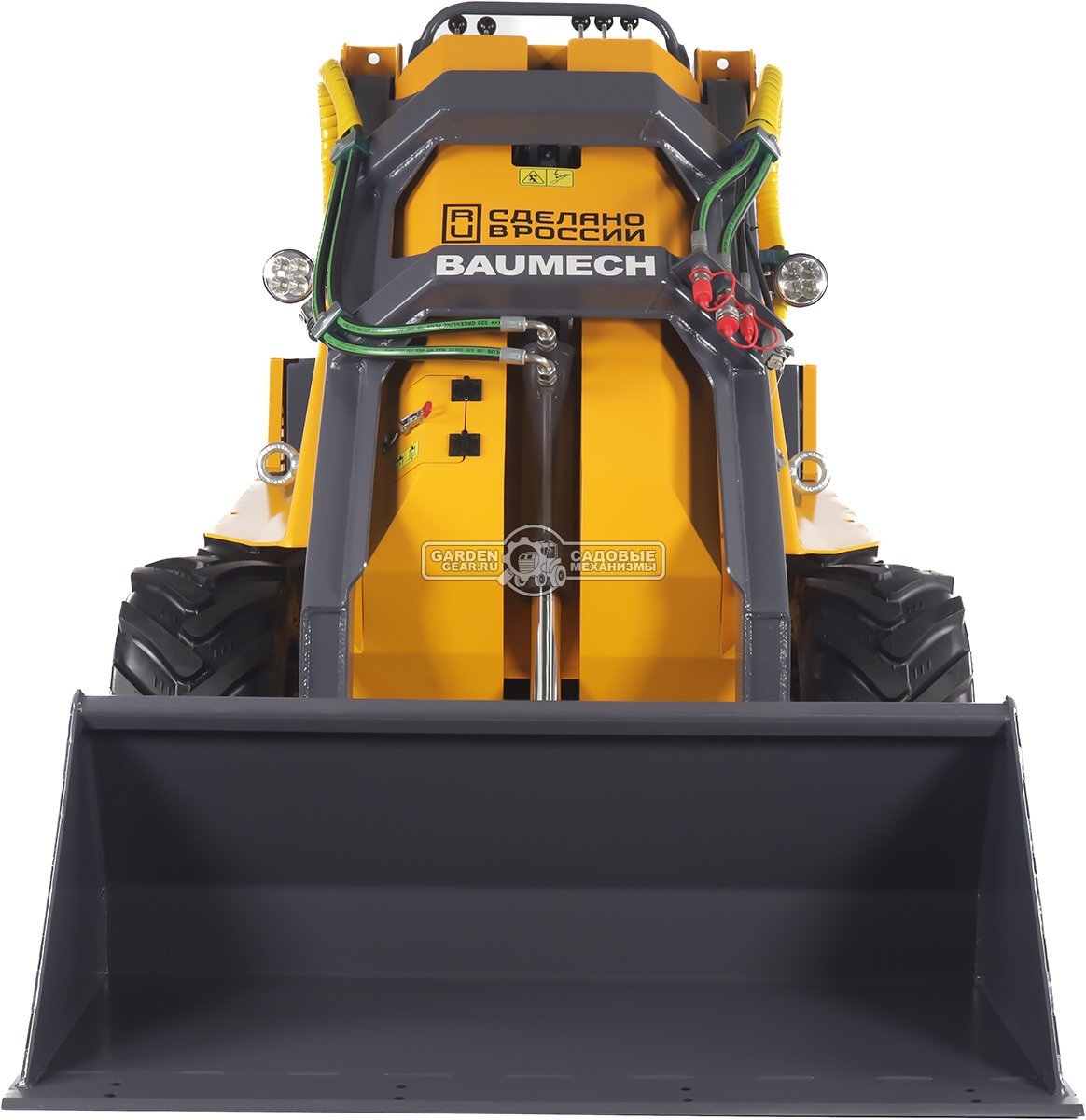 Универсальная машина мини-погрузчик Baumech ML-02 Pro + ковш универсальный 110 см., с двигателем Zongshen GB750 V-Twin