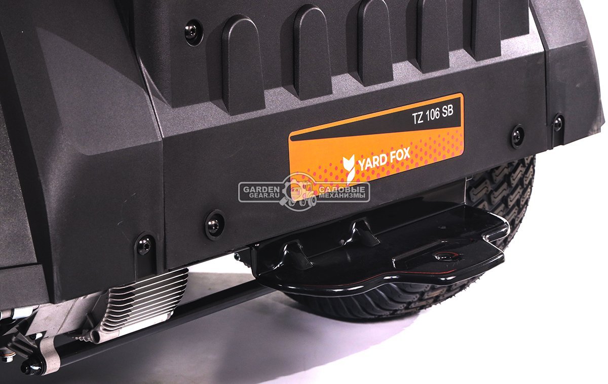 Садовый райдер Yard Fox TZ 106 SB аккумуляторный с нулевым радиусом разворота (PRC, 56В,100 Ач LFP/Li-ion, 106 см, LED-фара, 210 кг)
