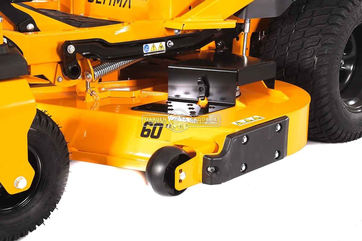 Садовый райдер Cub Cadet ZTXS4 60 Ultima с нулевым радиусом разворота (USA, Kohler KT-Pro 7000, 747 куб.см., гидростатика, ширина 152 см, 300 кг.)