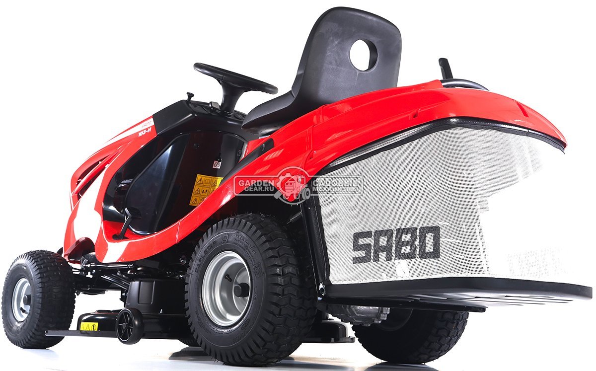 Садовый трактор SABO 103-H (GER, Sabo V-Twin, 708 куб.см., гидростатика, травосборник 250 л., ширина кошения 102 см, 242 кг.)