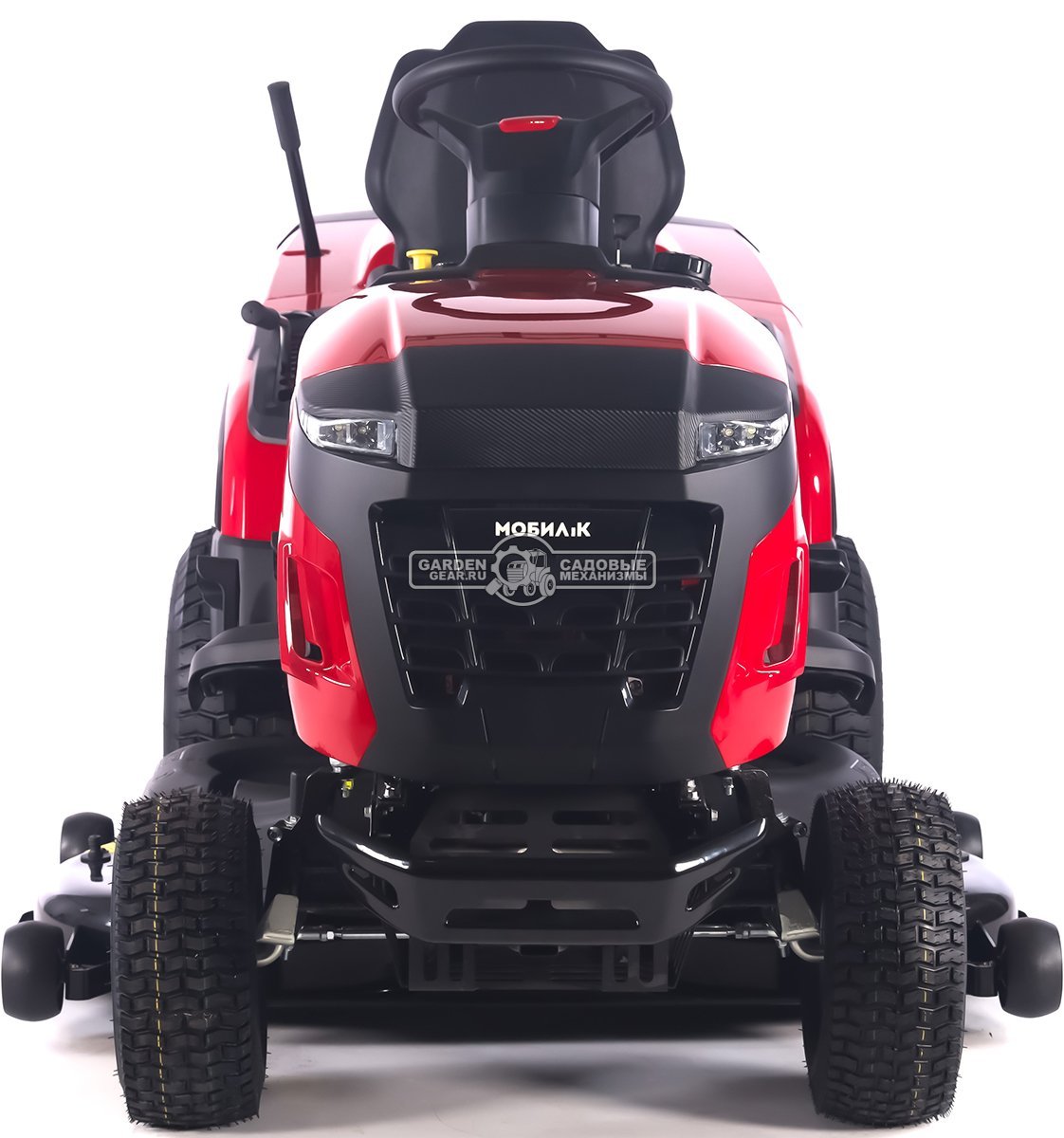 Садовый трактор Мобил К XP124 Премиум (PRC, Loncin V-Twin, 708 куб.см., гидростатика, мульчирование, 240 л. эл/лифт, ширина кошения 124 см, 285 кг)