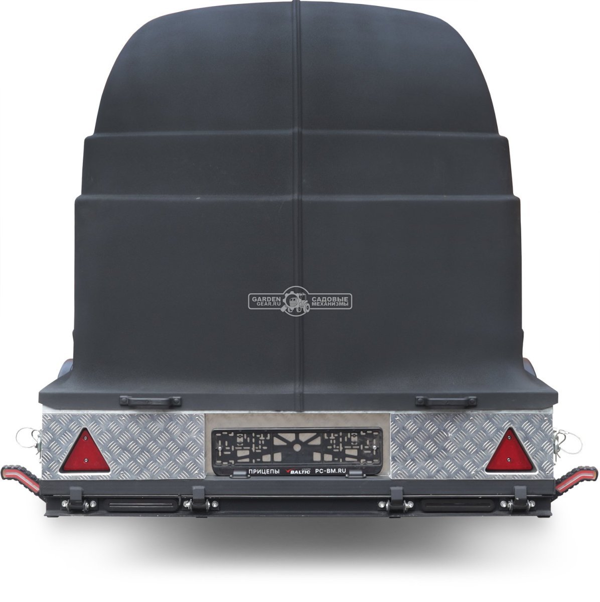 Прицеп с опускающейся платформой на пневмоподвеске Baltic Mechanic Polygon-City PC 750 для перевозки мини-спецтехники, пневмолифт, крышка, 3500x1500