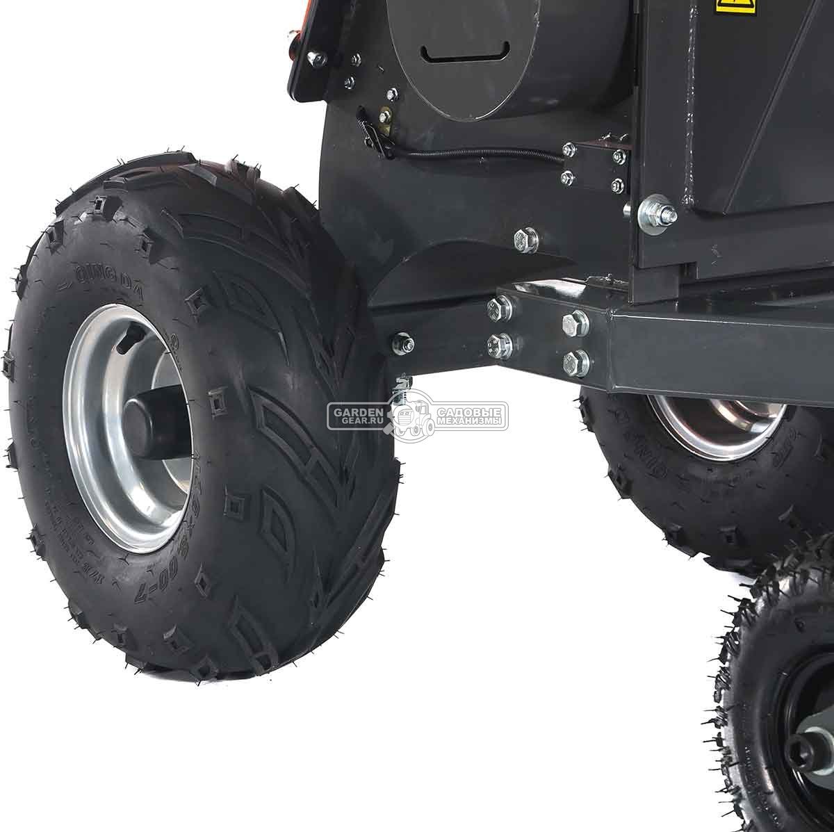 Измельчитель веток ZimAni LS 150 PRO (PRC, Loncin 622 куб.см., 20 л.с., с эл.старт, дисковый, ветки до 150 мм, двуосный прицеп, 252 кг.)