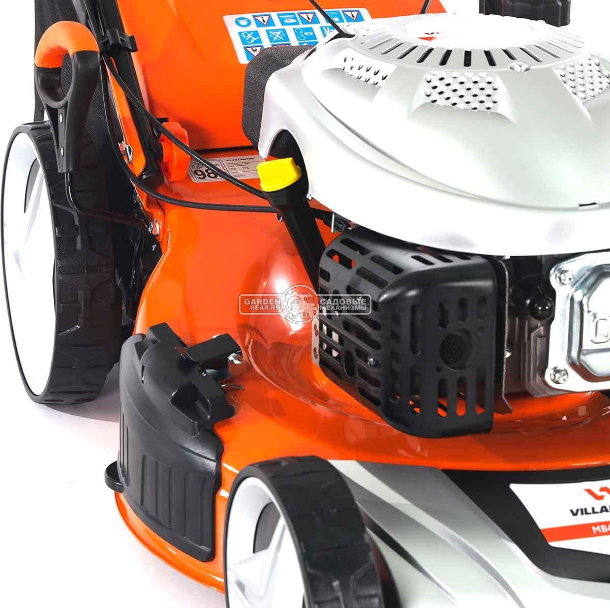 Газонокосилка бензиновая Villartec MB 4053T Village (PRC, 53 см, Daye 173 см3, сталь, 3 в 1, вариатор, 60 л, 38.5 кг)