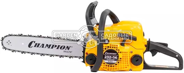 Бензопила Champion 232 14&quot; (PRC, 31.8 см3, 1.5 кВт/2.04 л.с., 3/8&quot;-1.3-50E, 3.9 кг)