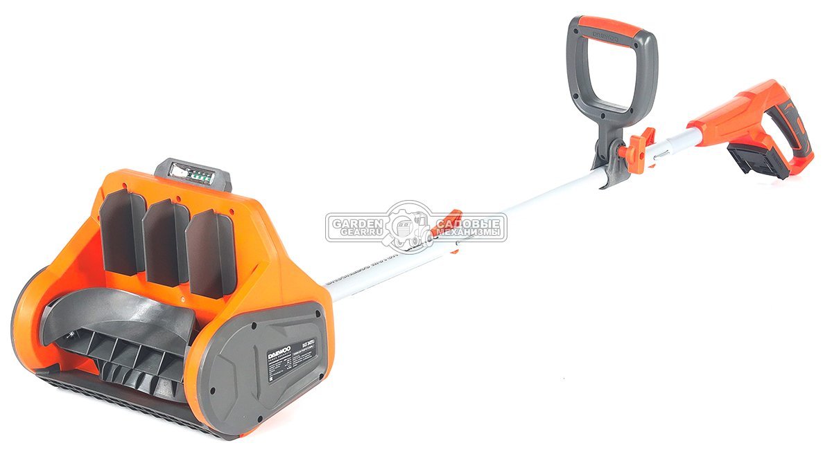 Снегоуборщик аккумуляторный / лопата Daewoo DAST 3421Li SET c АКБ 4 А/ч и ЗУ (PRC, BL 21В, ширина 34 см, 4.3 кг)