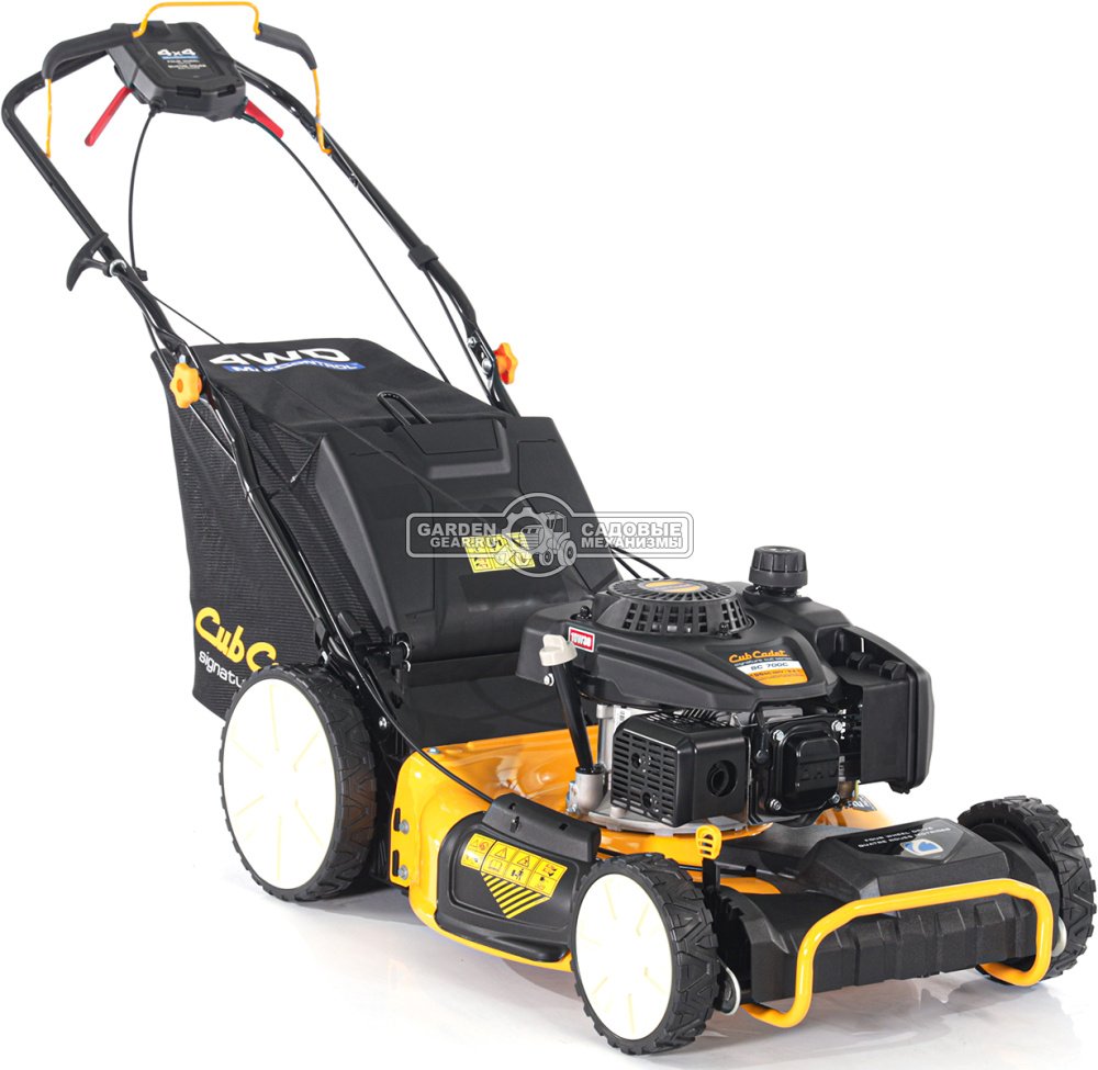 Газонокосилка бензиновая Cub Cadet SC 700C 4WD полноприводная (12A-N2RB596)  - купить, цена - 89 990 р., отзывы, инструкция и фото в интернет-магазине  Садовые Механизмы.