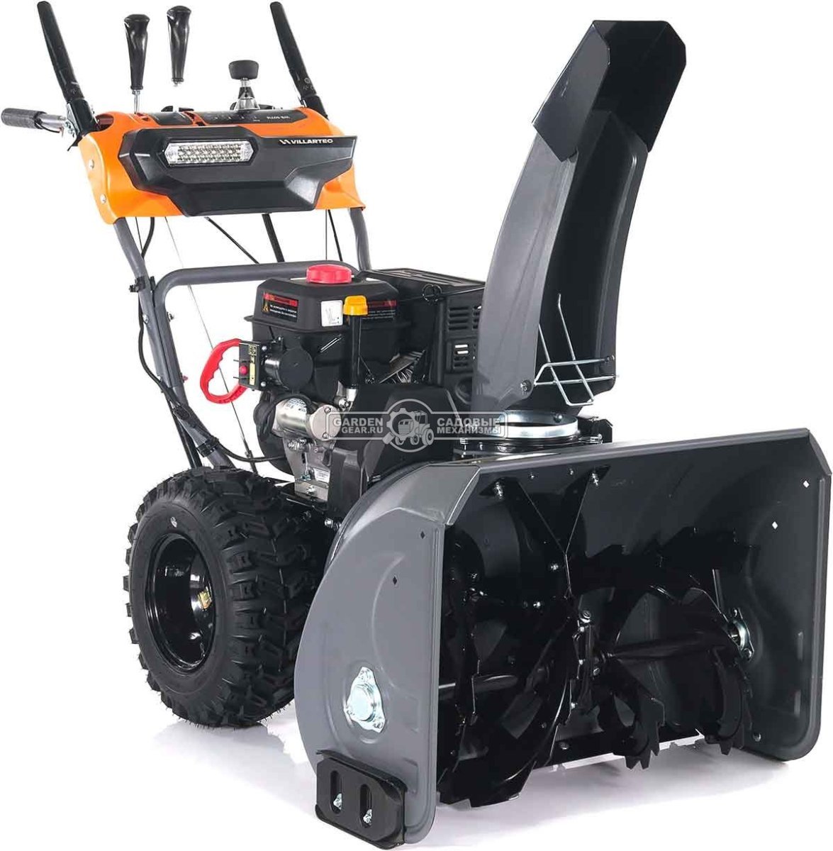 Снегоуборщик Villartec WB9071E MY2024 (PRC, 71 см, Loncin 252 см3, эл/стартер 220В, фара, подогр. рукояток, разблокировка колес, скорости 6/2, 105 кг)
