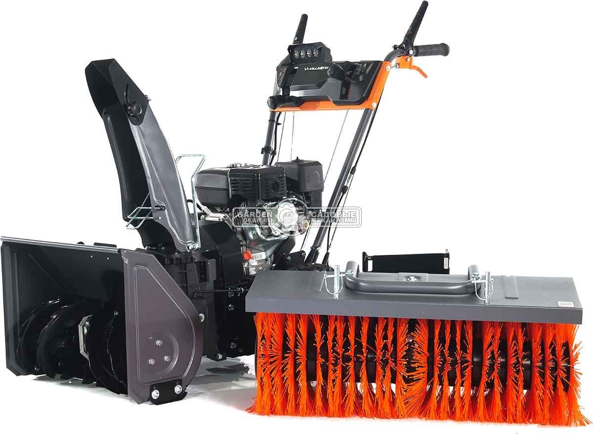 Комбимашина Villartec SW7080E с щеткой 80 см и снегоуборщиком 56 см (PRC, 7,0 л.с., 212 см3, эл/стартер, фара, скорости 5/2, 73 кг)