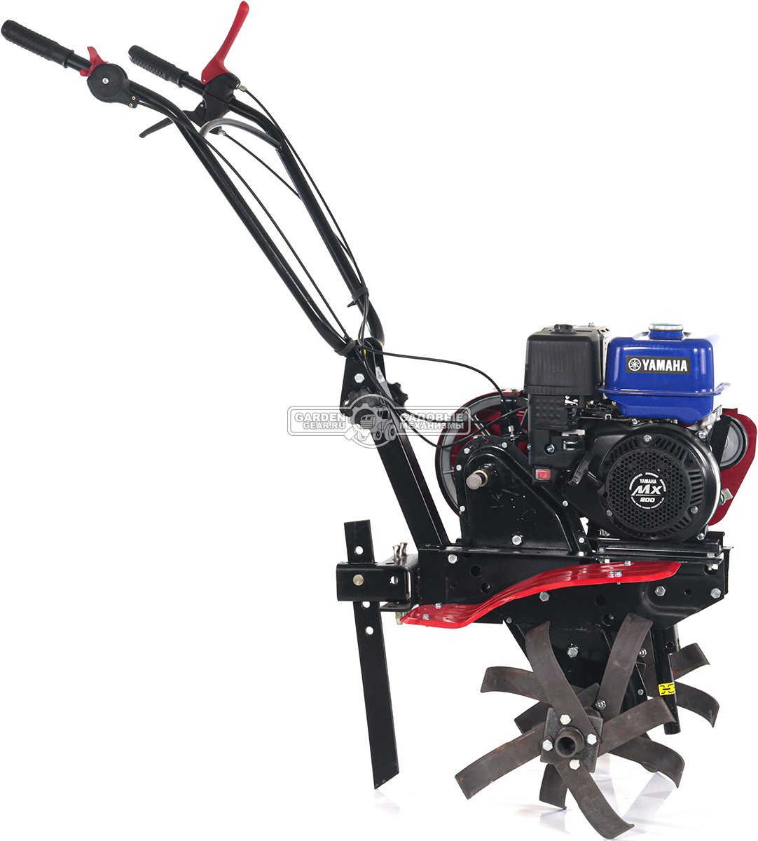 Мотоблок Ока МБ-1Д2М12 Yamaha MX200 6.5 (RUS, колеса 4.00х10, 196 куб.см., 70 см, 2 вперед/2 назад, шкив, 94 кг)