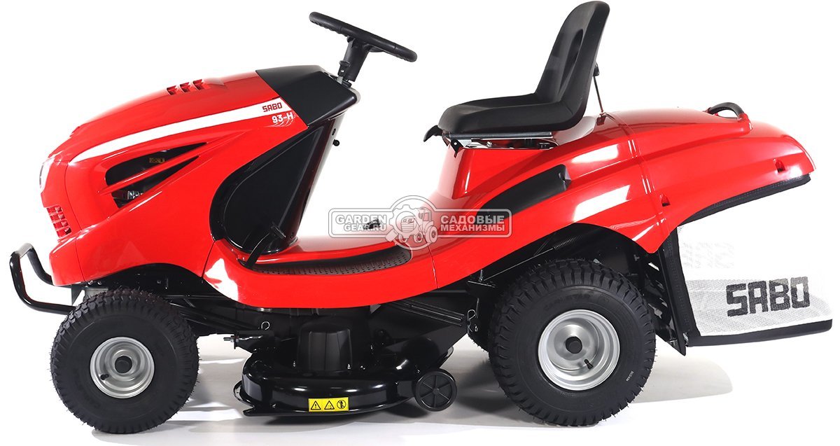 Садовый трактор SABO 93-H (GER, Sabo V-Twin, 708 куб.см., гидростатика, травосборник 250 л., ширина кошения 95 см, 237 кг.)