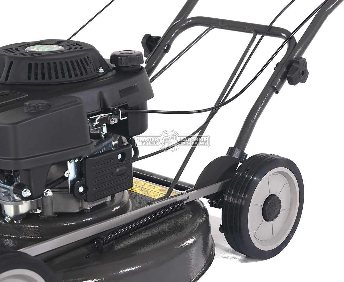 Газонокосилка бензиновая несамоходная Caiman Fasto SD 55CP с боковым выбросом (RUS, 55 см., Caiman Green Engine, 196 см3, сталь, 32 кг)