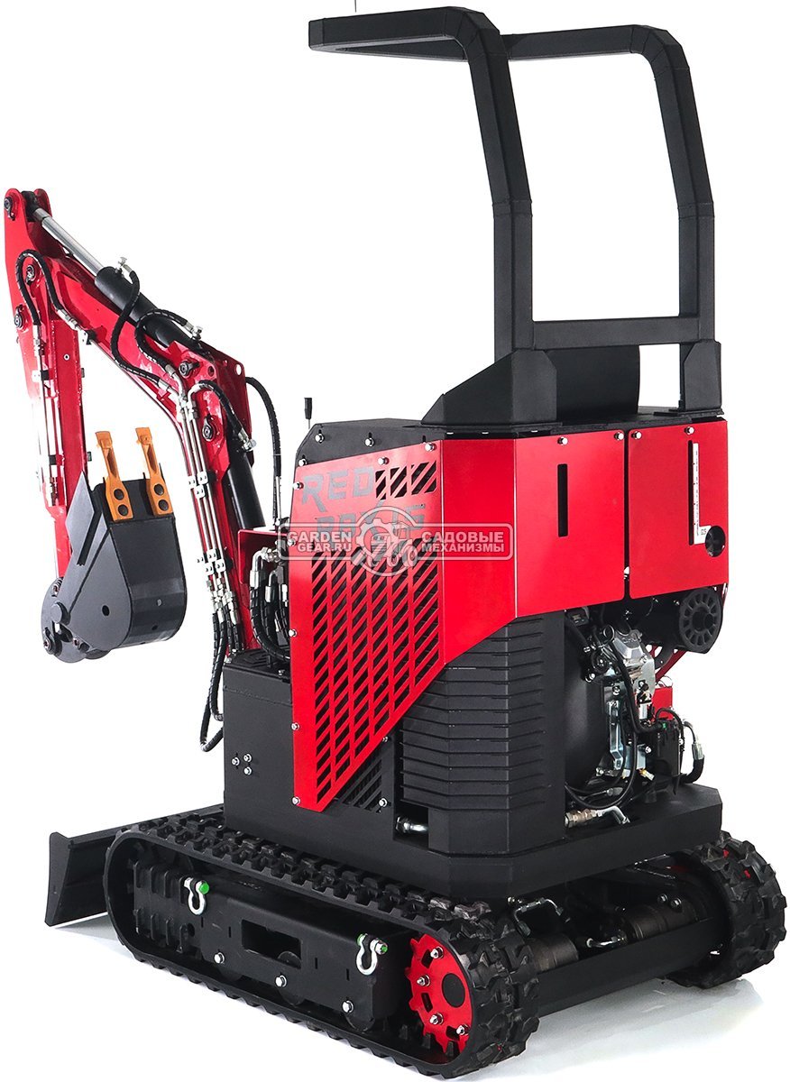 Гусеничный полноповоротный экскаватор RED Rhino RBX-15 Zongshen GB750EFI 30 л.с., глубина копания 2,0 м., ковш 250 мм., 1200 кг.