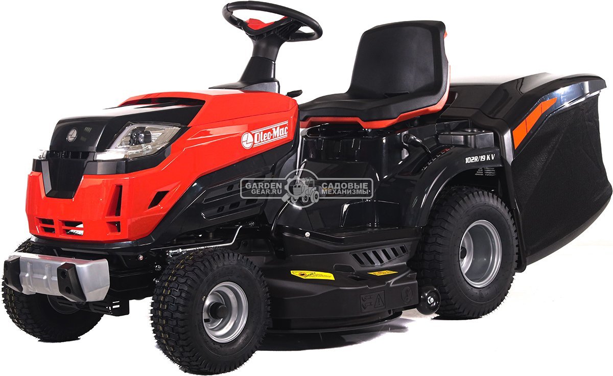 Садовый трактор Oleo-Mac OM 102R/19 KV (PRC, Emak K 1900 V-Twin, 586 см3, 102 см., гидростатика, травосборник 300 л., 198 кг.)