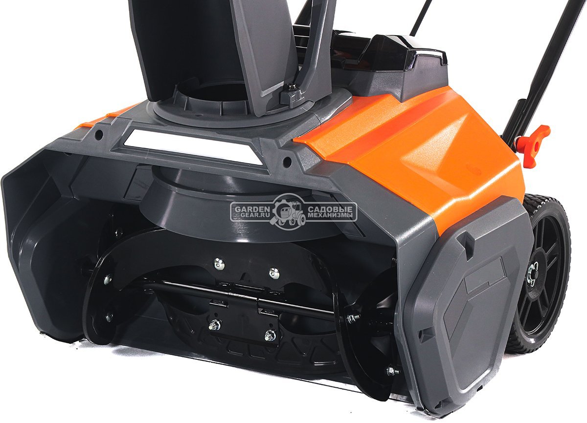 Снегоуборщик аккумуляторный Villartec WA4051 без АКБ и ЗУ (PRC, BL 40В, ширина 51 см, фара, 2 порта для АКБ, 19 кг)