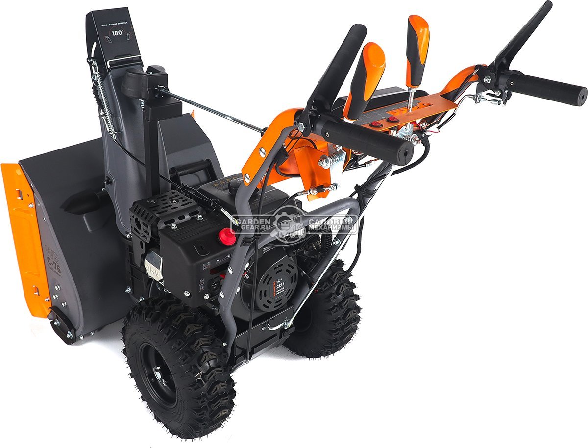 Снегоуборщик Villartec WB C-76 FullComfort (PRC, 61-71 см, Villartec, 212 см3, эл/стартер 220В, фара, скорости 4/1, подогр. рукояток, 62 кг)