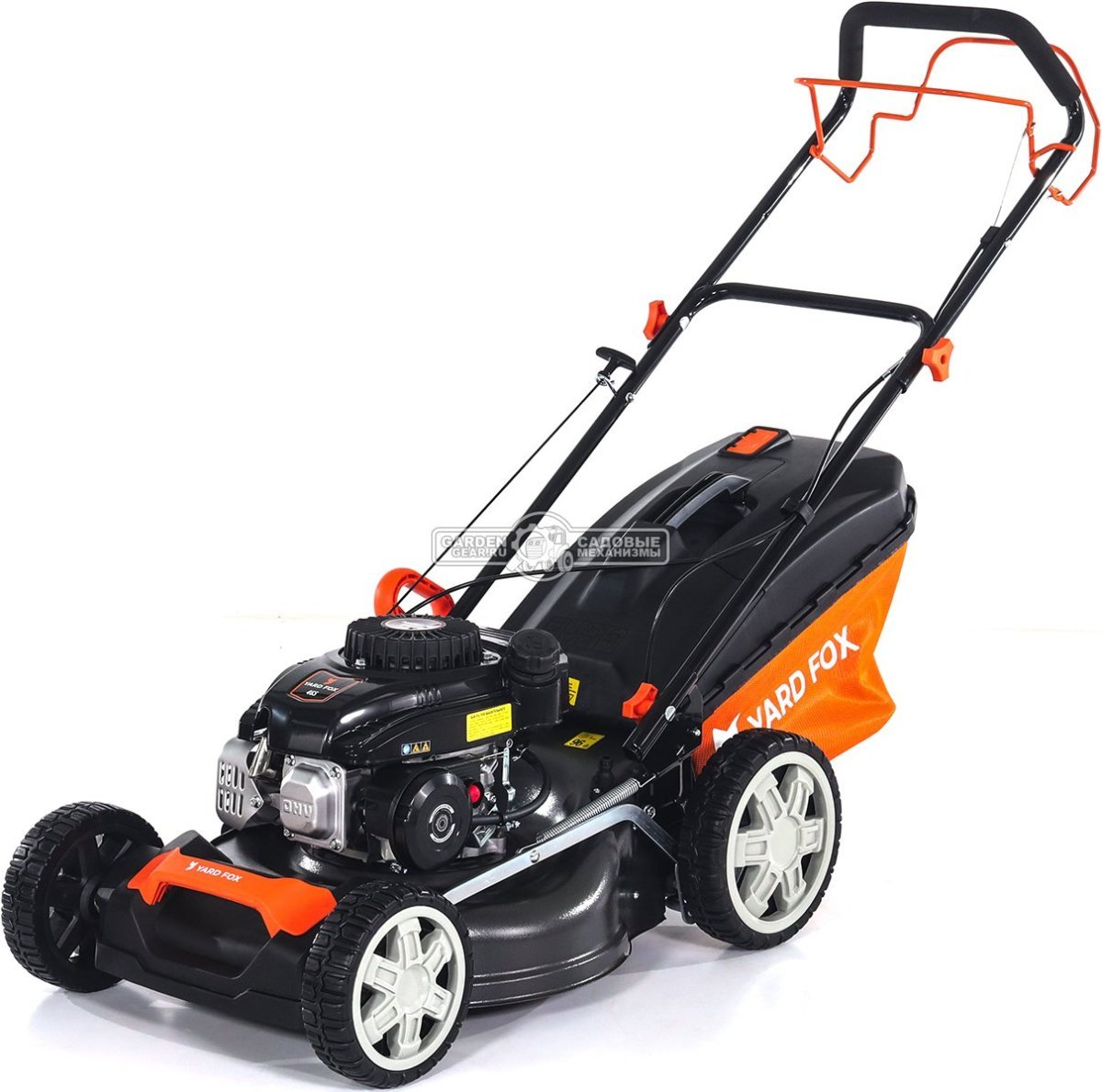 Газонокосилка бензиновая Yard Fox 46S (PRC, 46 см, Zongsheng NP150, 149 см3, сталь, 3 в 1, 60 л, 27.9 кг)