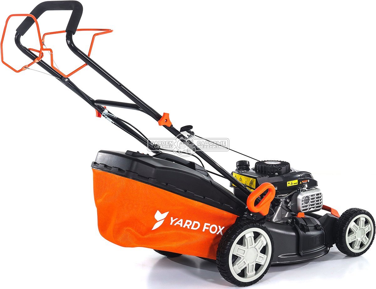 Газонокосилка бензиновая Yard Fox 46S (PRC, 46 см, Zongsheng NP150, 149 см3, сталь, 3 в 1, 60 л, 27.9 кг)