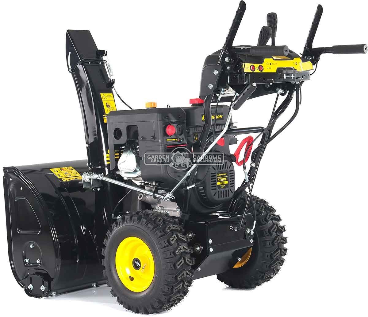 Снегоуборщик Champion ST1171E (PRC, 70 см., Champion, 375 см3,  эл/стартер 220В, фара, автоматический дифференциал, 123.5 кг)