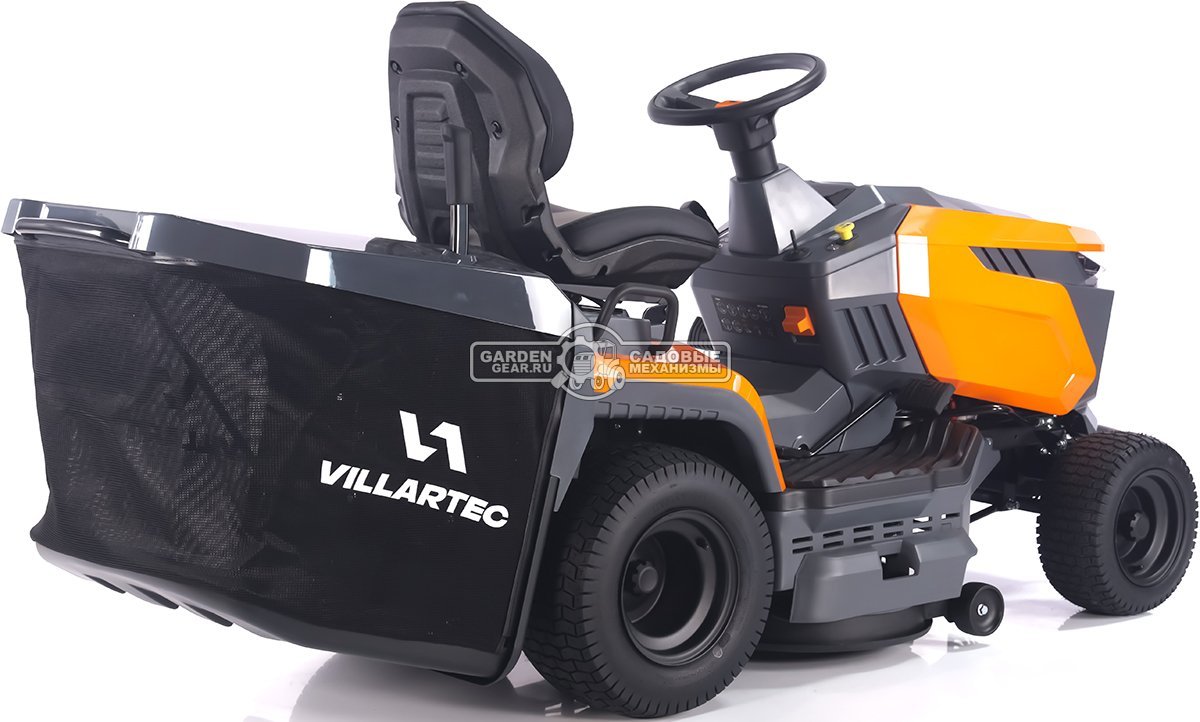 Садовый трактор Villartec MR1690H (PRC, Loncin 452 куб.см., LED дисплей, гидростатика, травосборник 320 л, ширина кошения 90 см, 187 кг.)