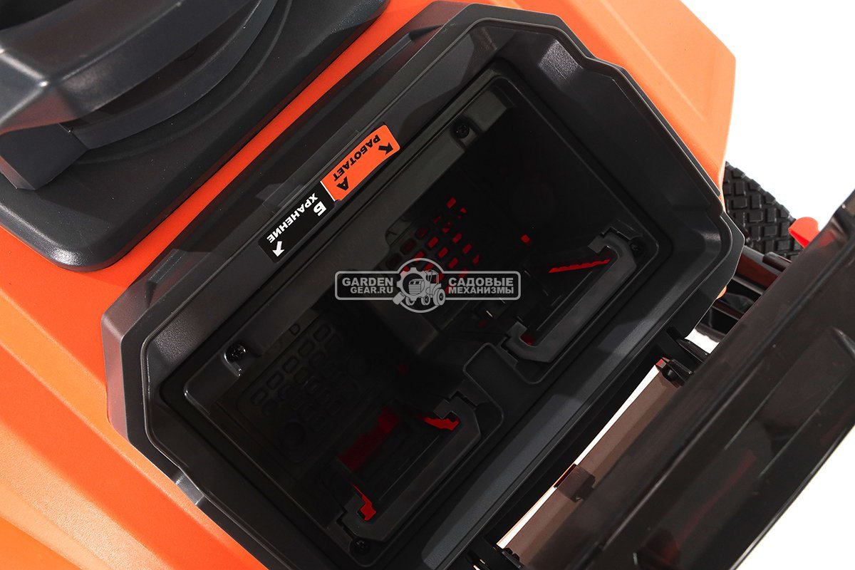 Снегоуборщик аккумуляторный Villartec WA4051 без АКБ и ЗУ (PRC, BL 40В, ширина 51 см, фара, 2 порта для АКБ, 19 кг)