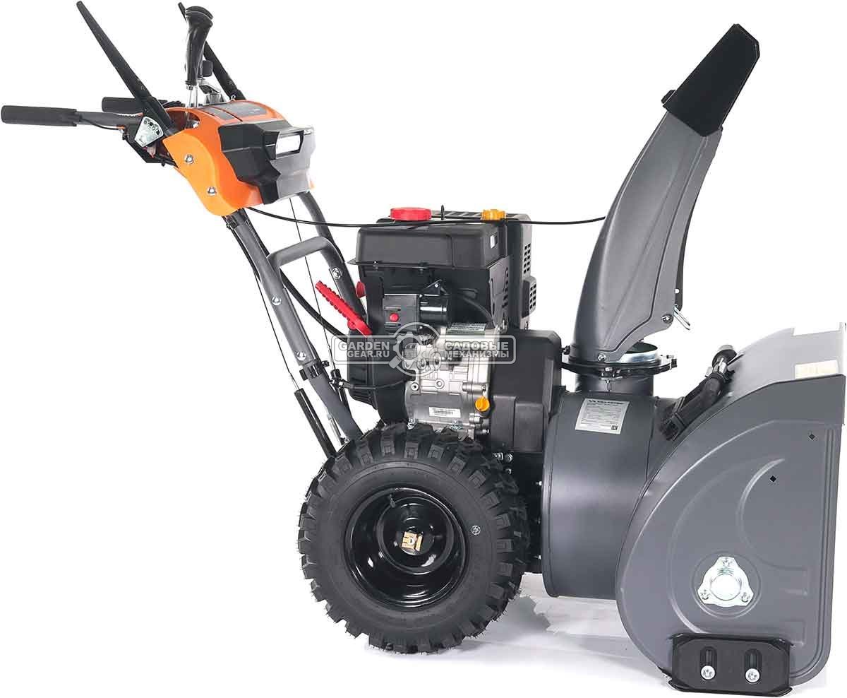 Снегоуборщик Villartec WB1176E (PRC, 76 см, Loncin, 302 см3, эл/стартер 220В, фара, подогрев рукояток, дифференциал, скорости 6/2, 117 кг)
