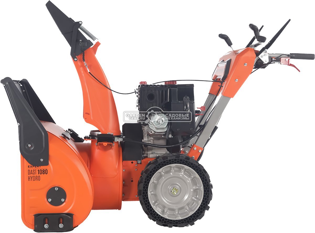 Снегоуборщик Daewoo DAST 1080 (HYDRO) (PRC, 77 см., Daewoo WXE350, 310 куб.см., запуск от аккумулятора, колеса EX-ICE, гидростатика, 132 кг.)