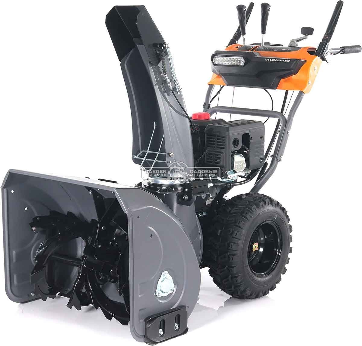 Снегоуборщик Villartec WB7066E (PRC, 66 см, Loncin, 212 см3, эл/стартер 220В, фара, подогрев рукояток, скорости 6/2, 88 кг)