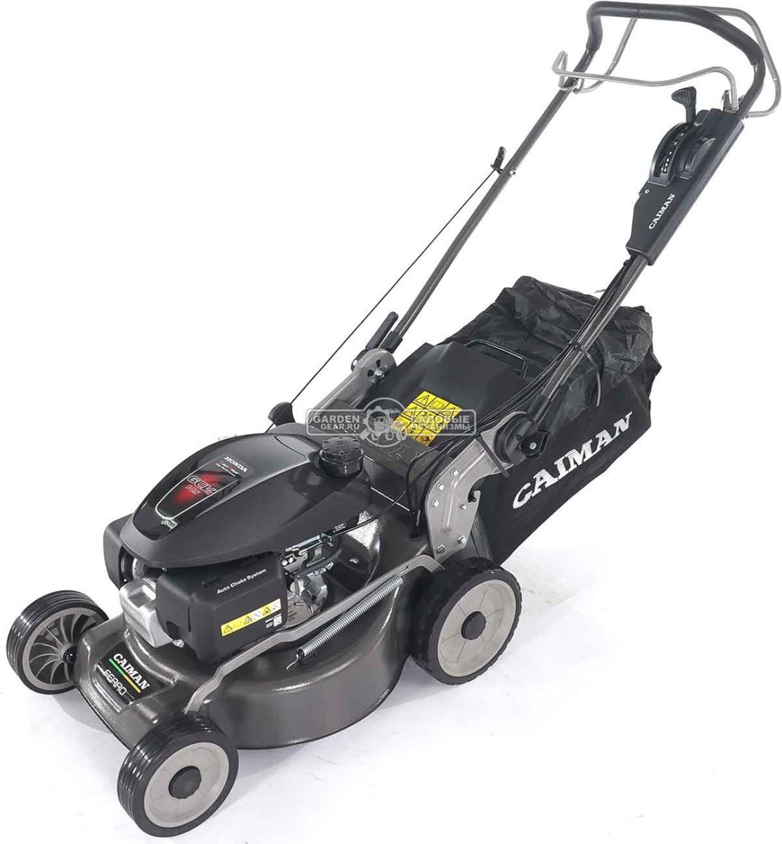 Газонокосилка бензиновая Caiman Ferro 47HV (RUS, 47 см, Honda GCVx 145, 146 см3, сталь, 4 в 1, 50 л, 41.2 кг)
