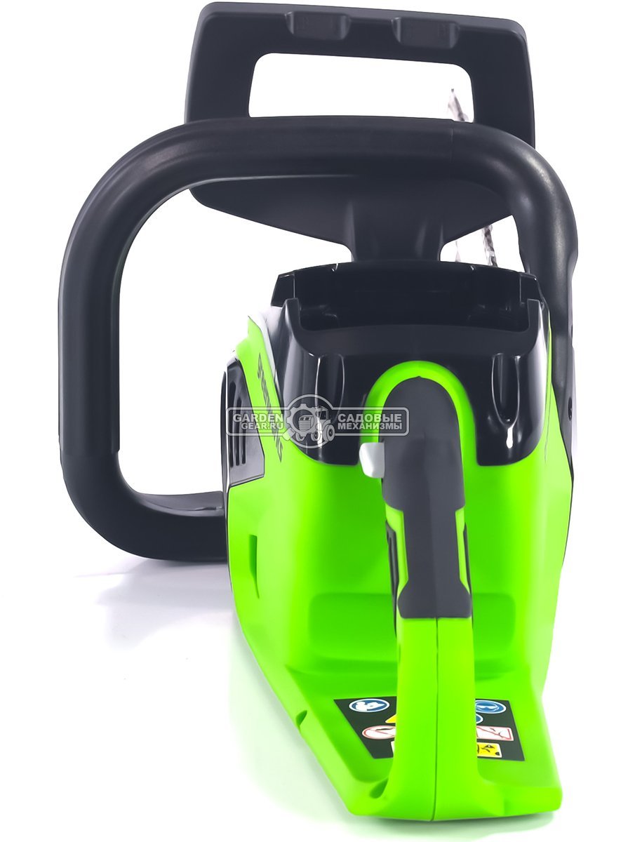 Пила аккумуляторная цепная GreenWorks GD40CS15 без АКБ и ЗУ (PRC, Li-ion 40В, беcщеточная, 14"/35 см, 5.0 кг)