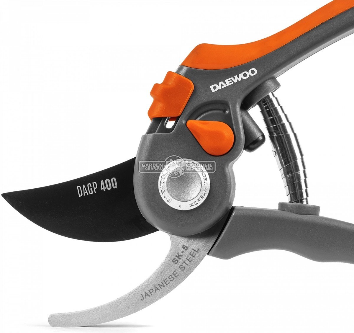 Секатор Daewoo DAGP 400 (диаметр среза 24 мм, пластиковые рукоятки SoftGrip, 0,23 кг.)