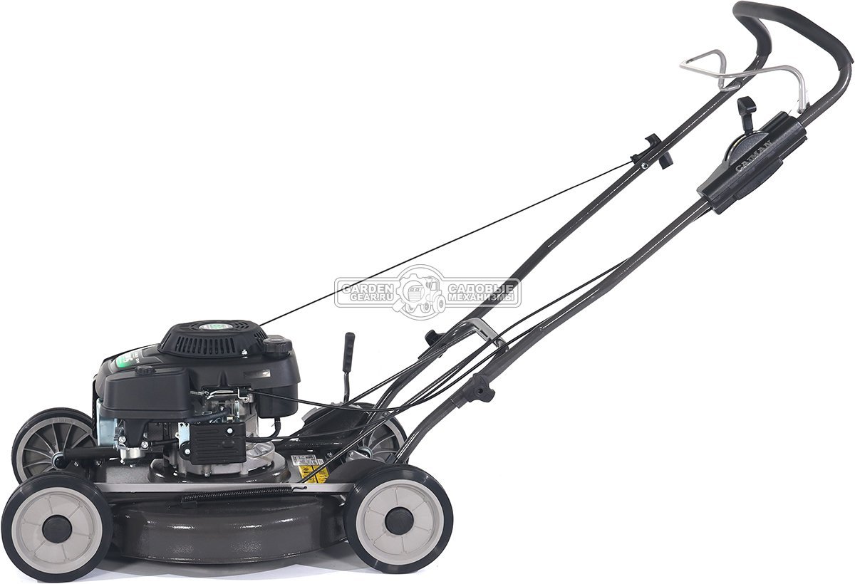 Газонокосилка бензиновая несамоходная Caiman Fasto SD 55CP с боковым выбросом (RUS, 55 см., Caiman Green Engine, 196 см3, сталь, 32 кг)