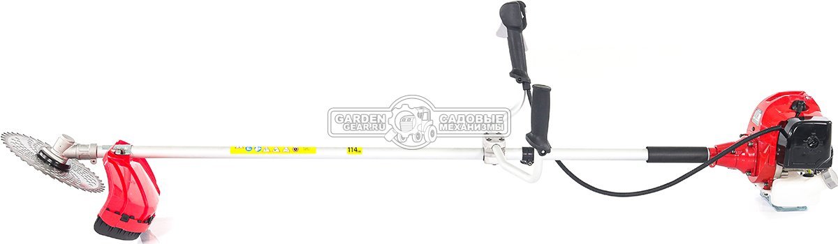 Бензокоса Интерскол КБ 44/52РВ Эксперт (RUS, 52 куб.см., 1.6 кВт/2.2 л.с., леска 2.4 мм + 40Т диск 255 мм, Т-рукоятка, 7.0 кг)