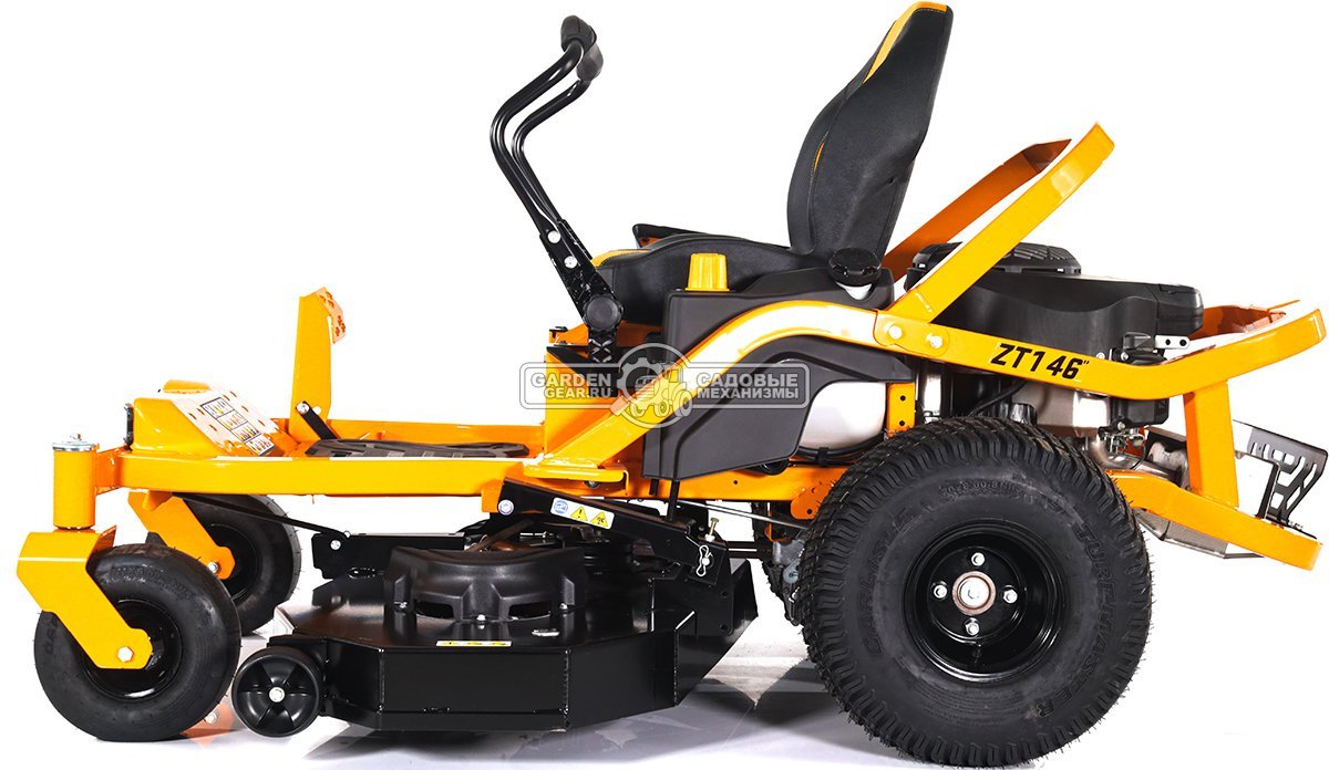 Садовый райдер Cub Cadet ZT1 46 Ultima с нулевым радиусом разворота (USA, Kohler KT7000 V-Twin, 725 куб.см., гидростатика, ширина 117 см., 256 кг)