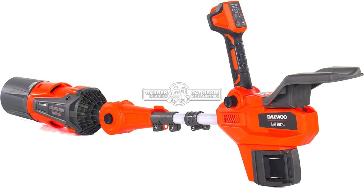 Воздуходувка аккумуляторная Daewoo DABL 7042Li без АКБ и ЗУ (PRC, BL 2x21В, 70 м/с, 1400 м3/ч, 3.1 кг)