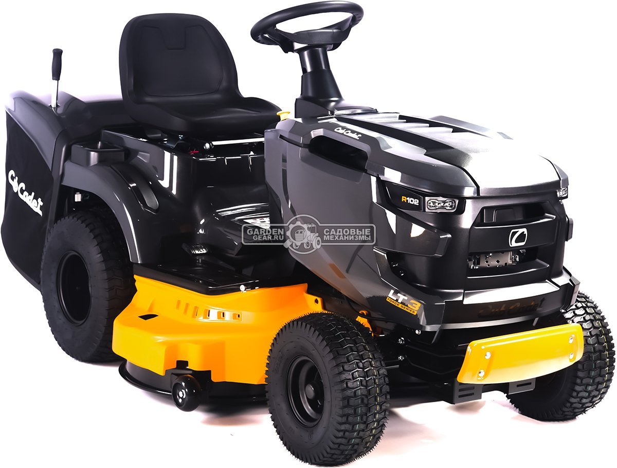 Садовый трактор Cub Cadet LT3 R102 (PRC, Cub Cadet V-Twin, 679 куб.см., гидростатика, травосборник 245 л, ширина кошения 102 см, 211 кг)