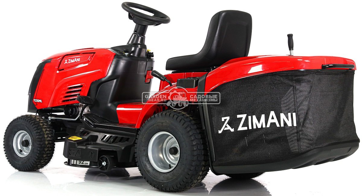 Садовый трактор ZimAni TC92ML (PRC, Loncin LC1P92F-1, 452 куб.см., механика, травосборник 300 л., ширина кошения 92 см., 192,5 кг.)