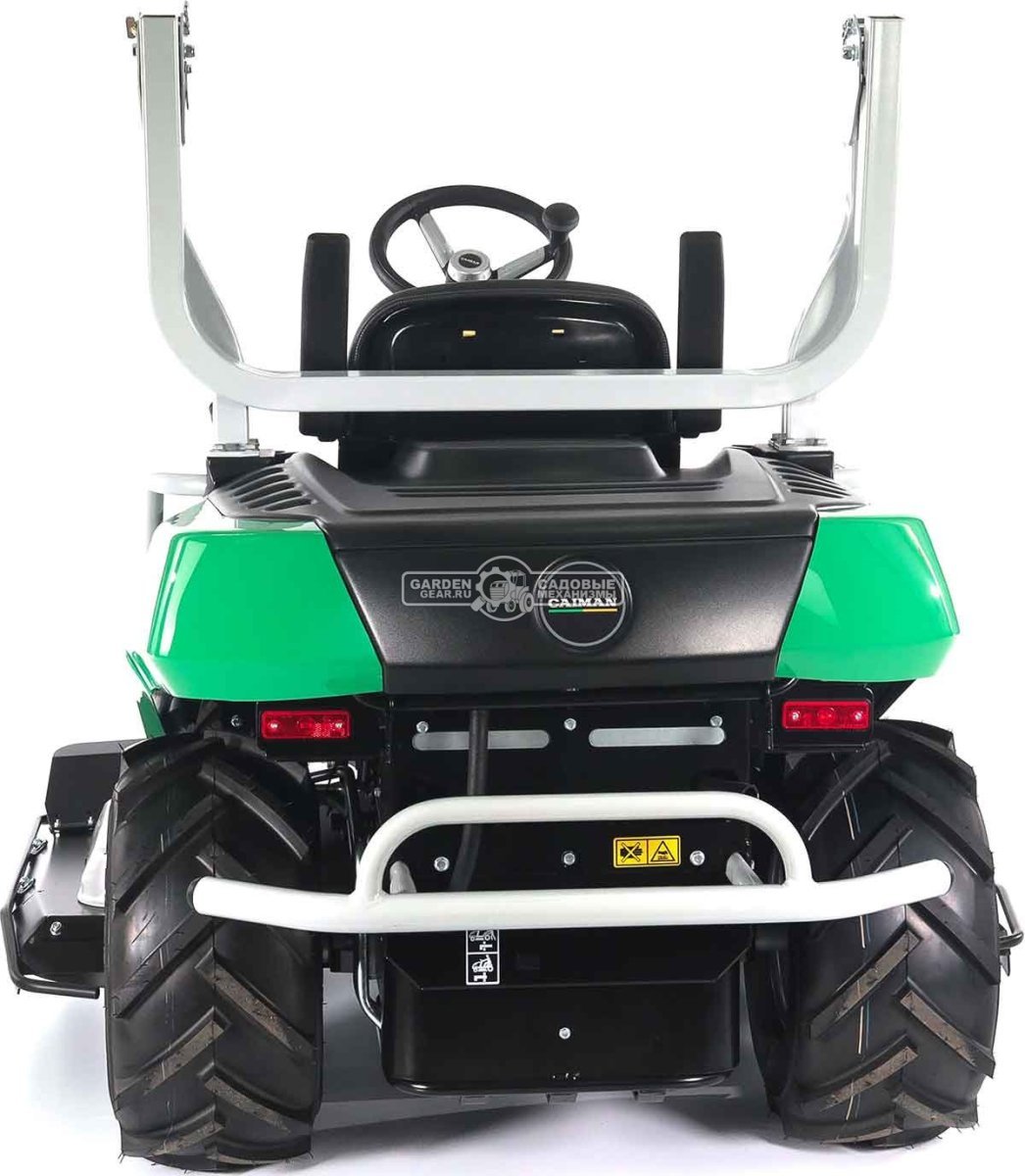 Садовый трактор для высокой травы и работы на склонах Caiman Anteo 4WD 137D2K (CZE, Kawasaki FS730 V-Twin, 726 куб.см., 132 см, дифференциал, 427 кг.)