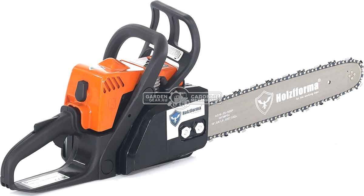 Бензопила Holzfforma G180 16" Black Edition (PRC, 31,8 куб.см., 1,5 кВт/2,0 л.с., 3/8", 1,3 мм, 55E, 4,1 кг.)